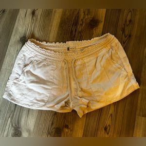 White Roxy shorts